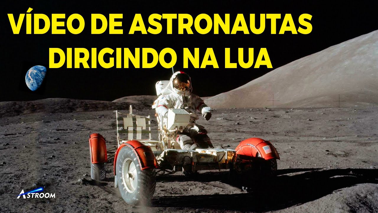 VÍDEO REAL de ASTRONAUTAS DIRIGINDO na LUA