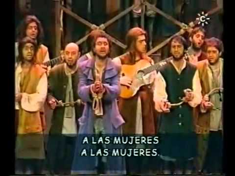 Comparsa 'Los Condenaos' 2001   Pasodoble 'La Mujer es enemiga'