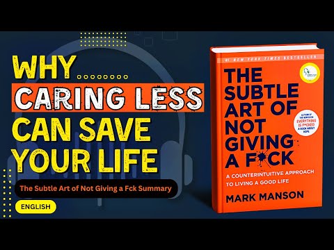 🎯The Subtle Art of Not Giving a F*ck🎯। Audiobook Summary। The No-BS Guide to Happiness!"🔥