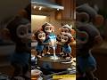 Monkeys Make Tea For Boss Monkey Shorts Ai