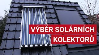 Výběr solárních kolektorů