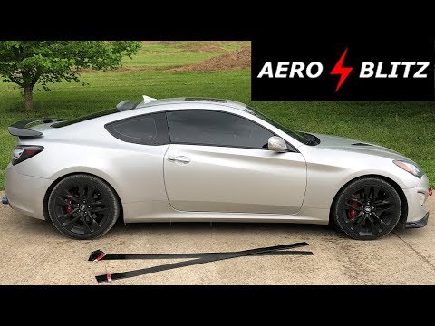 Genesis Coupe Aero Blitz Side Skirts Install!