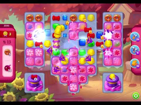 HomeScapes Level 3595 no boosters (23 moves)