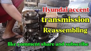 disassembling the transmission completely and then reassembling it?