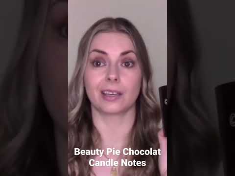 Beauty Pie Chocolat Candle Notes on Cold 🍫 #shorts