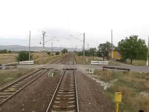 Kaloianovec-Stara Zagora from the locomotive cab