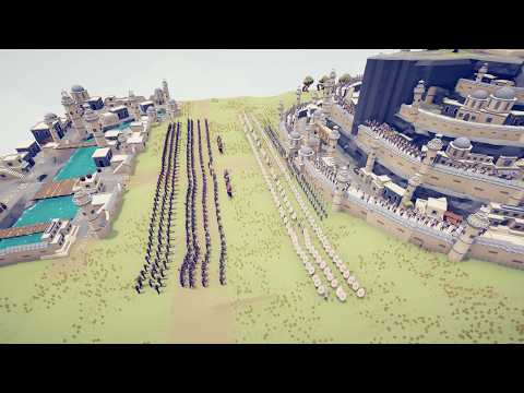 EPIC Siege of MINAS TIRITH (ORCS Siege - GONDOR Last Stand) - Totally Accurate Battle Simulator TABS