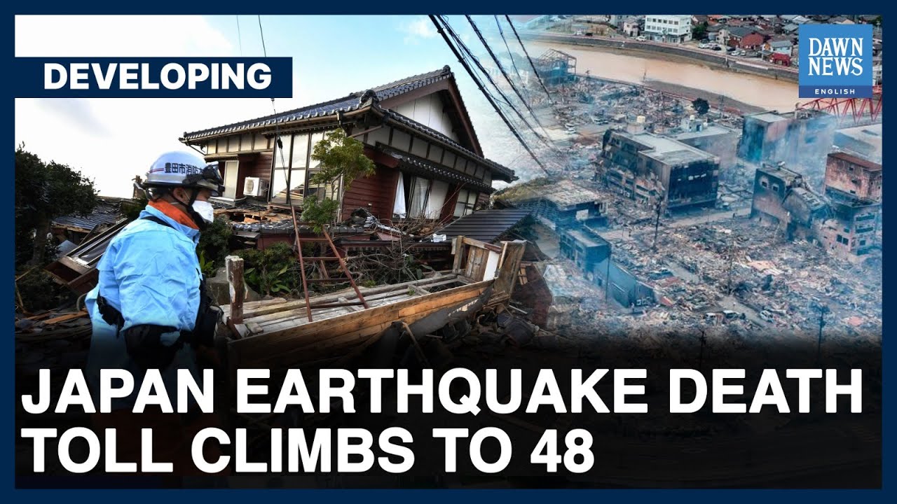 Japan Earthquake Death Toll Climbs To 48 | Dawn News English