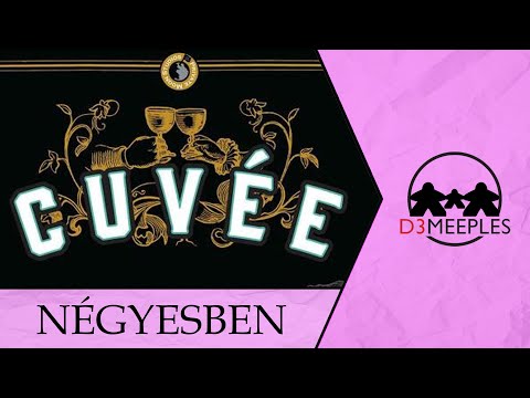 NÉGYESBEN (VENDÉGSZEREPLÉS): CUVÉE | @pumigame @mitjatsszunk @Pierrot - d3meeples