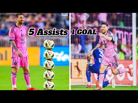 Lionel Messi leaves another tremendous record in Miami (6 GOAL CONTRIBUTIONS!)