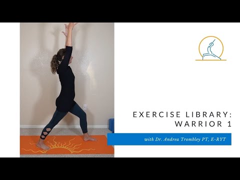Exercise Library: Warrior 1 Pose