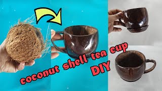 Download lagu Coconut shell cup making at home  | DIY coconut Cup mp3