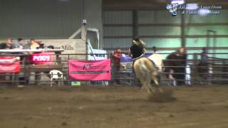 preview picture of video 'Courtney Pilkey racing Bandit in the Youth division of the UBRA Tour barrel race - June 23, 2012'