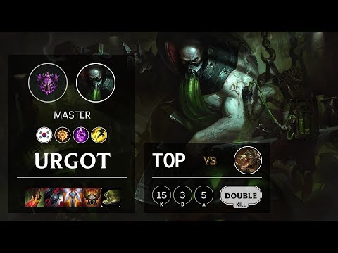 Urgot Top vs Renekton - KR Master Patch 10.10