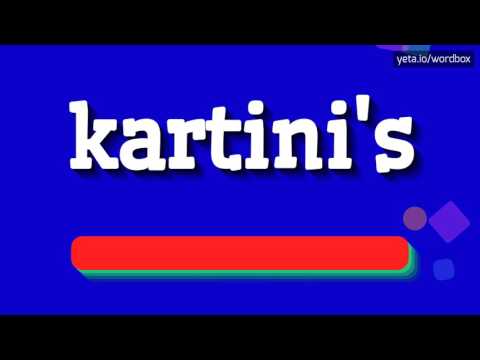 KARTINI'S - HOW TO PRONOUNCE IT!?