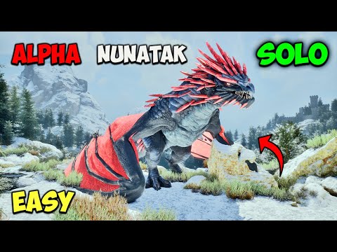 Ragnarok: SOLO Boss Fight Easy ALPHA NUNATAK in ARK Survival Ascended
