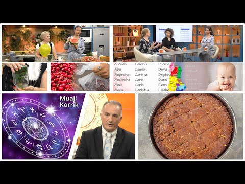 Rreze Dielli - Emisioni 27 Qershor 2024, Receta/ Emrat e shqiptarëve ndër vite/ Horoskopi i Korrikut