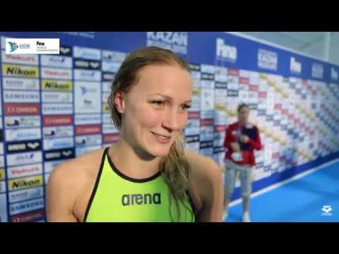 Sarah Sjostrom on her new 100m Fly World Record #ArenaBOOM!