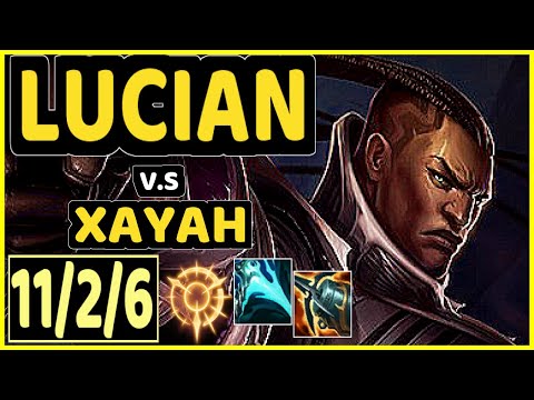 LUCIAN vs XAYAH - 11/2/6 KDA BOTTOM ADC GAMEPLAY - BR Ranked GRANDMASTER