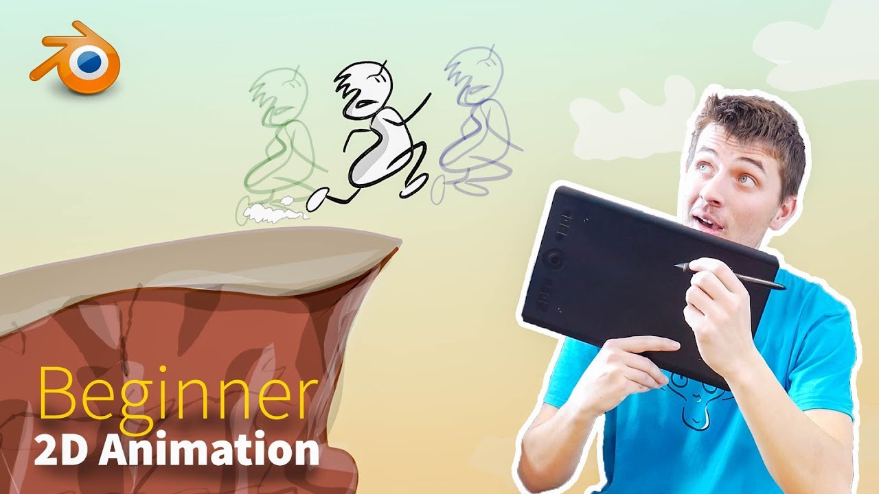 How to Create 2D Animations   Beginners Blender Tutorial by CG Geek