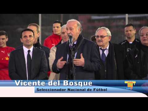 23/01/15 – Vicente del Bosque inaugura los campos de Fútbol Base de La Nucía