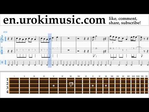 How to Play Ukulele Dua Lipa - New Rules Tabs Part#2 um-i352