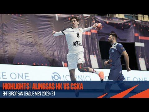 HIGHLIGHTS | Alingsas HK vs HC CSKA | Round 8 | EHF European League Men 2020/21