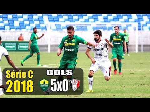 GOLS: CUIABÁ 5 X 0 JOINVILLE - SERIE C 2018 - 14/07/2018