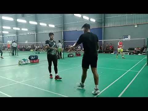 Badminton SF LSJ2 Men's Double Open Tournament - Ariffin Nazri / Mu'azam Vs Sufyuddin / Zaid Zainal