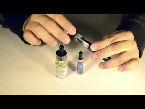 Part of a video titled How to use a Vape: Vaporizer Set Up Tutorial (Electronic Cigarette ...