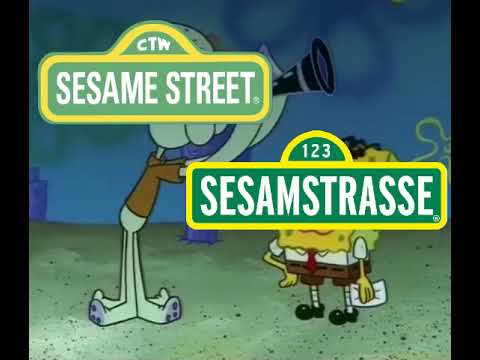 Spongebob Wrong Notes Meme (Sesame Street vs. Sesamstrasse)