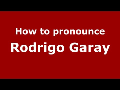 How do you say Rodrigo Garay in Mexico (Mexican Spanish)? - PronounceNames.com