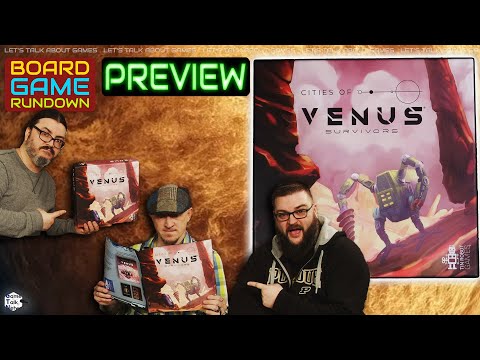 Board Game Rundown Previews Cities of Venus: Survivors