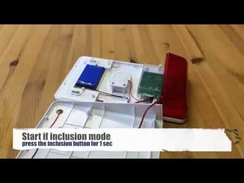 Video Sirena pentru exterior Z-wave