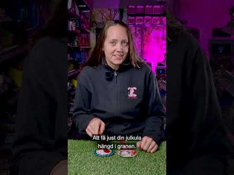 Bitsäker Julgranskula - Marsvinsmotiv 10,5 cm - Video