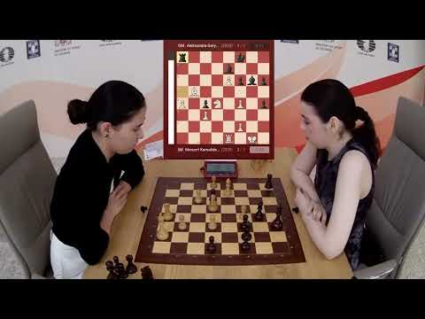 IM Kamalidenova wins Game 1 vs GM Goryachkina in the tiebreak