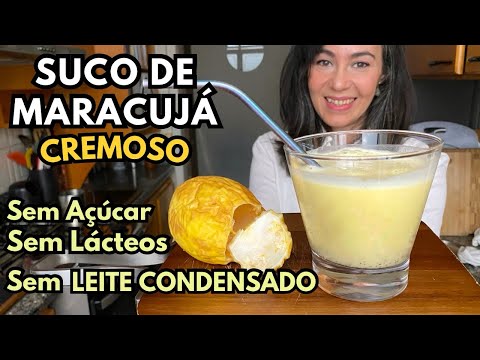 Creamy Passion Fruit Juice Without Condensed Milk and Sugar - Delicious, Nutritious and Healthy