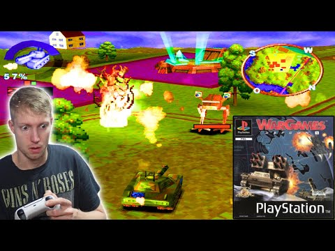 PANZERGEFECHT! WarGames: Defcon 1 🕹️ (PS1) Gameplay - Angezockt (1998)
