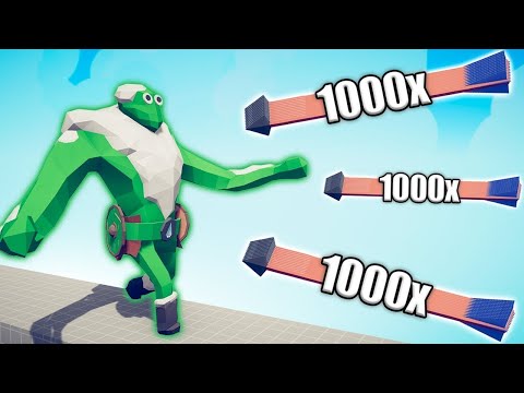 ZOMBIE ICE GIANT vs 1000x OVERPOWERED UNITS - TABS | Totally Accurate Battle Simulator 2023