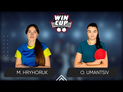 07:00 Mariana Hryhoruk - Olha Umantsiv 29.09.2024 WINCUP Master. TABLE 1