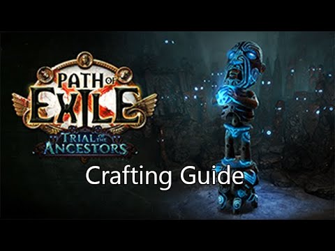 Path of Exile Ancestor- High End Body Armour Crafting (and hideout disco)