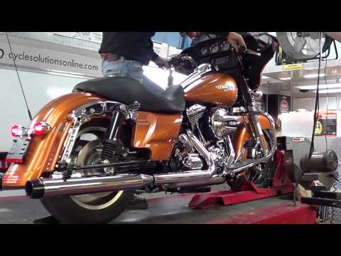 Rinehart 3.5" Slip On Mufflers - Soundbyte and Dyno Test Results  www.cyclesolutions.com