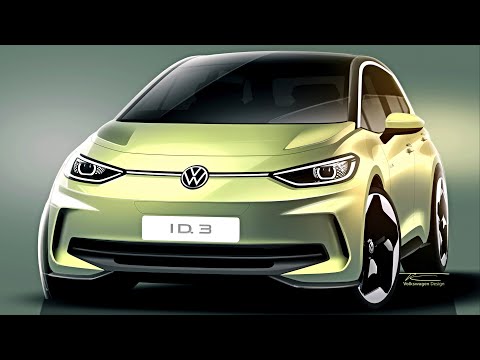 New Volkswagen ID.3 FACELIFT (2023) | Official Exterior & Interior Design Sketches