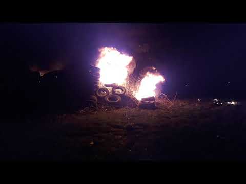 Foc de paște  în  comuna  Groși _Baia Mare