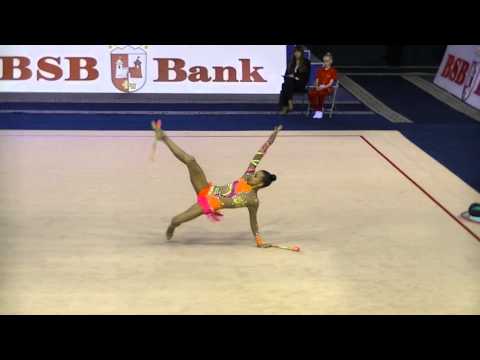 Davlyatova Anora (UZB)  clubs  junior  final  Cup of World 2014 Minsk