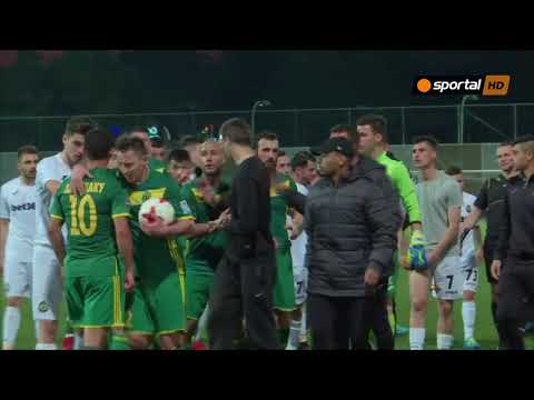 Напрежение между играчите на Славия и Тобол