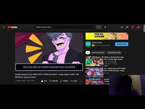 Daddy Dearest Full Week with Lyrics By Recd Reaction