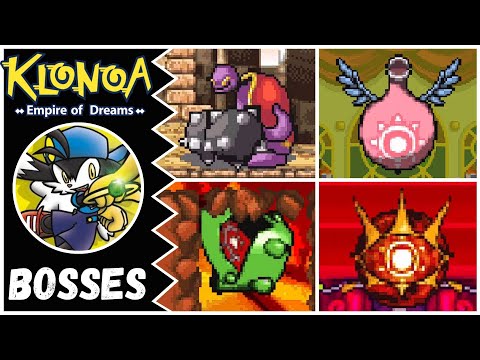 Klonoa: Empire of Dreams - All Bosses (No Damage) + Ending // Game Boy Advance (GBA)