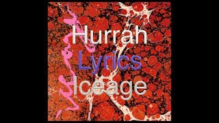 Iceage - Hurrah (Lyric Video)