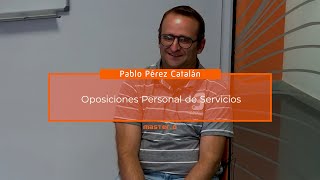 Pablo se prepara las oposiciones a conserje en MasterD Pablo se prepara las oposiciones a conserje en MasterD